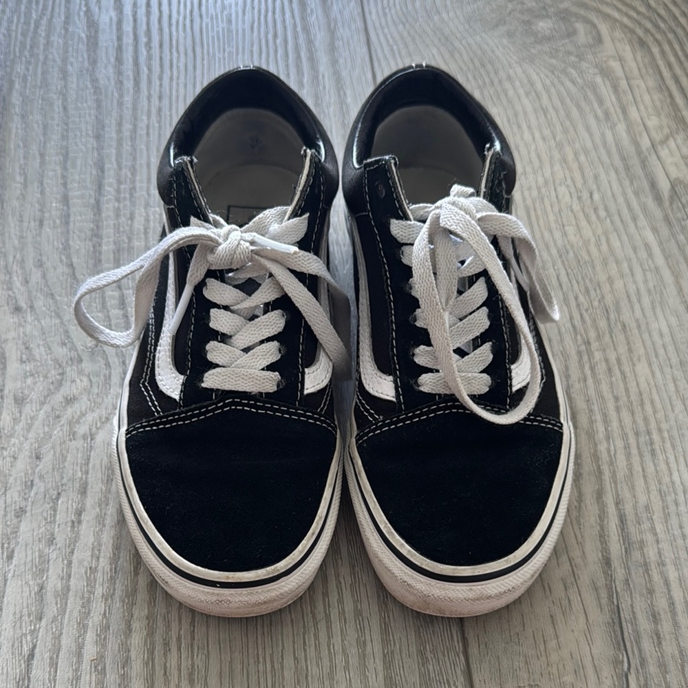 Vans Black and White Sneakers